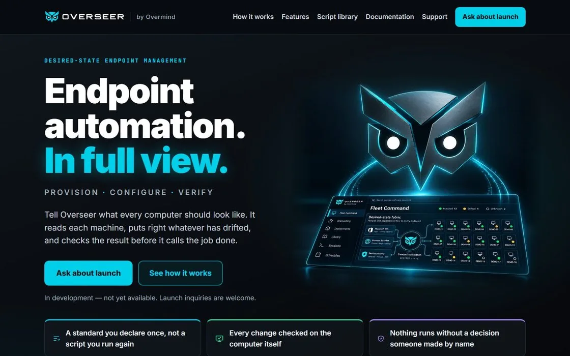 The Overseer website